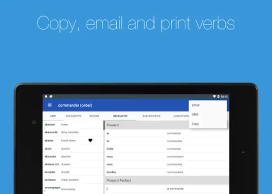 French Verb Conjugator android App screenshot 10